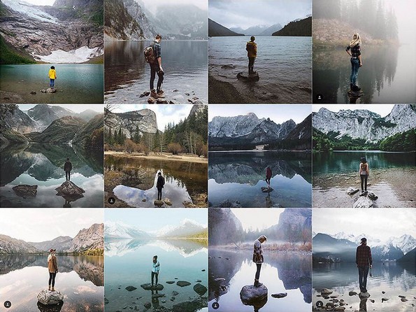 Анонимна девојка забележала дека сите фотографии на Инстаграм почнуваат да наликуваат едни на други