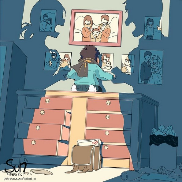 Артистка ги илустрира деструктивните емоции на луѓето