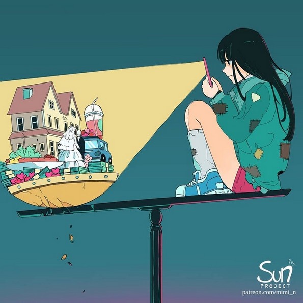 Артистка ги илустрира деструктивните емоции на луѓето