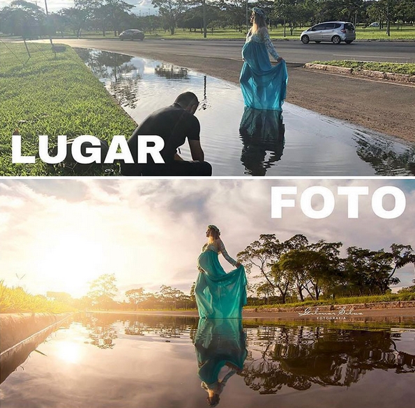 Овој фотограф ги изненадува луѓето ширум светот со позадината на неговите фотографии