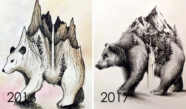 Уметници се предизвикуваат одново да ги нацртаат нивните стари „лоши“ цртежи