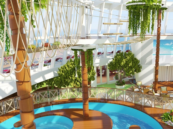 Овој брод може да превезе 6.600 патници, чини $800 милиони, има 2 приватни острови и тематски парк