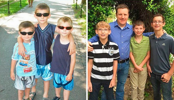 16 фотографии од деца пред и по посвојување