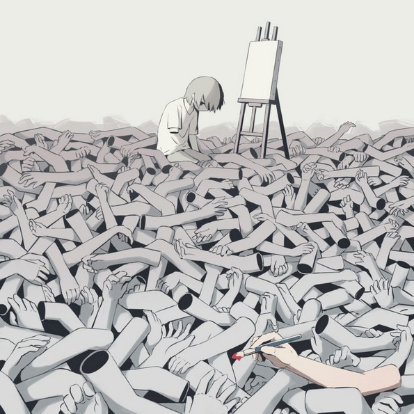 Јапонски артист ги илустрира чувствата што не можеме да ги опишеме со зборови