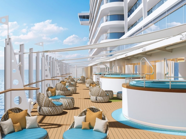 Овој брод може да превезе 6.600 патници, чини $800 милиони, има 2 приватни острови и тематски парк