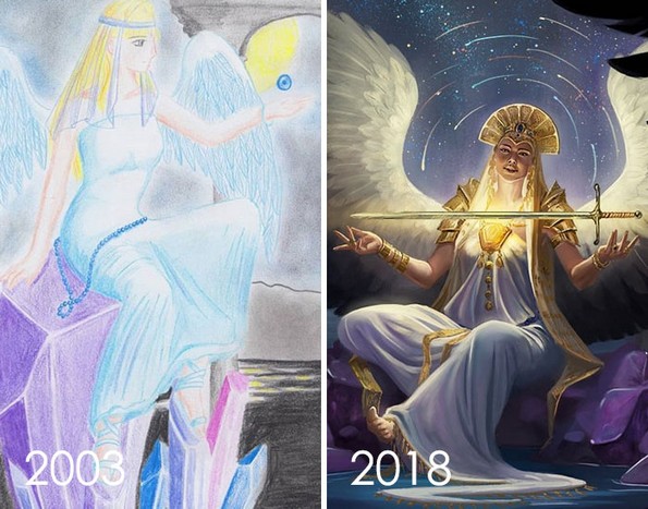 Уметници се предизвикуваат одново да ги нацртаат нивните стари „лоши“ цртежи