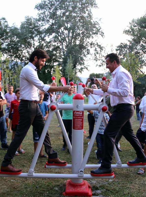 13-тата „Coca-Cola Активна зона“ од проектот на Пивара Скопје и компанијата Coca-Cola поставена во Сарај