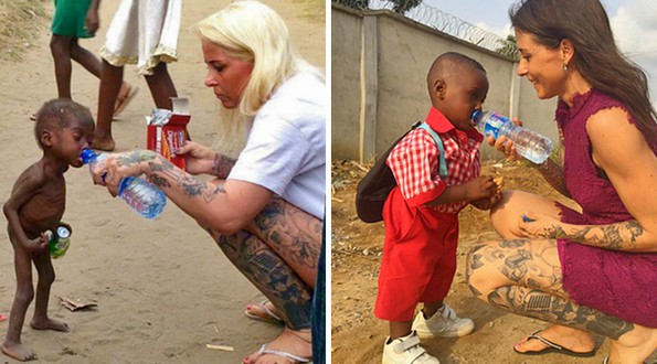 16 фотографии од деца пред и по посвојување