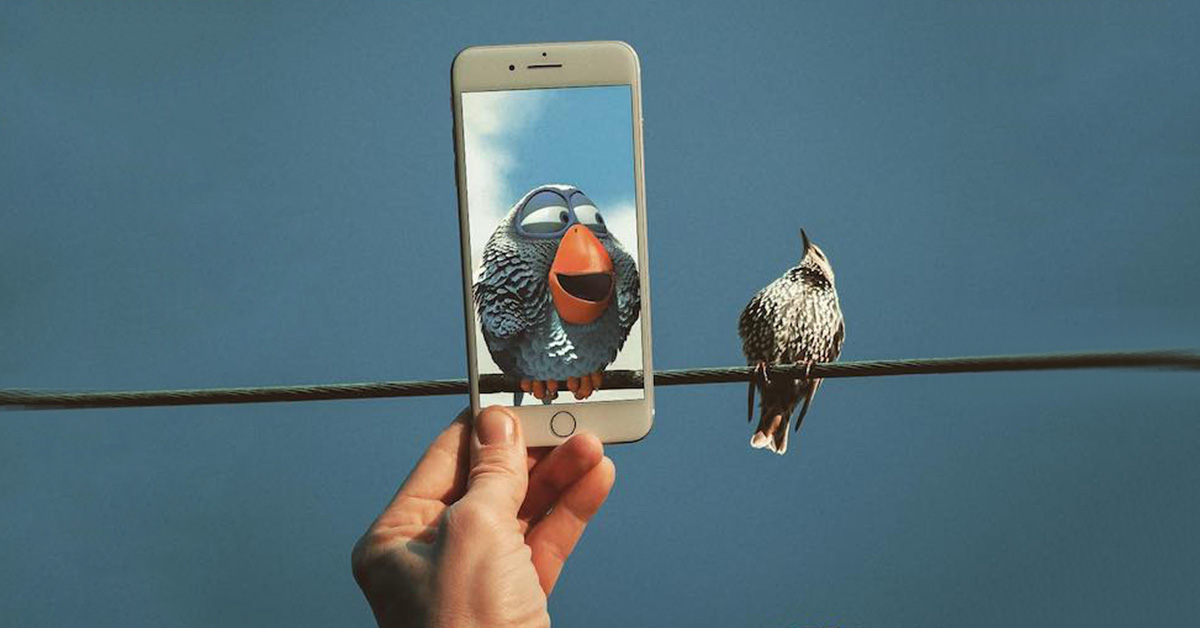 Уметник користи Ајфон за да вметне ликови од поп културата во реалниот свет