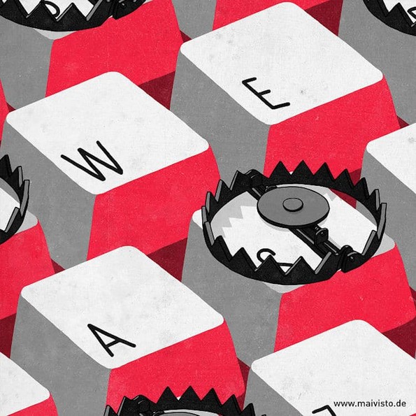 Минималистички илустрации кои отсликуваат теми од модерниот живот