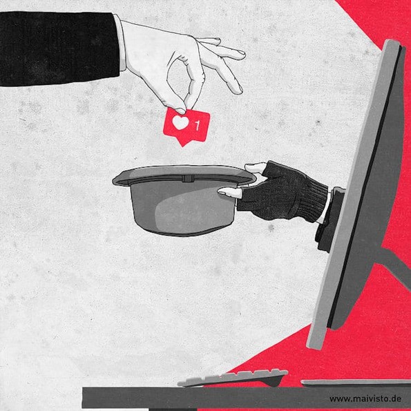 Минималистички илустрации кои отсликуваат теми од модерниот живот