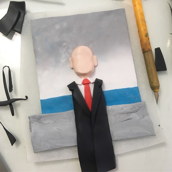 Артистка рекреира познати уметнички дела со шарена полимерна глина