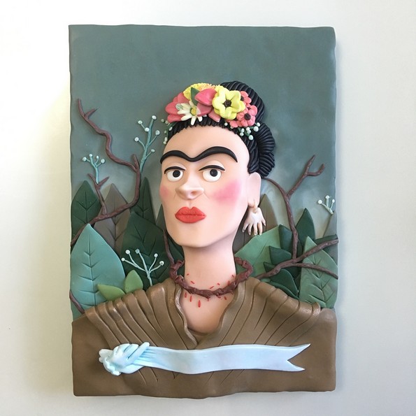 Артистка рекреира познати уметнички дела со шарена полимерна глина