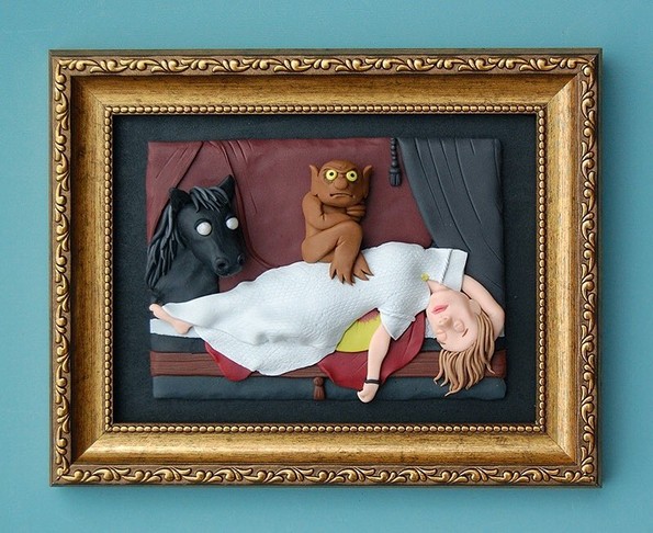 Артистка рекреира познати уметнички дела со шарена полимерна глина