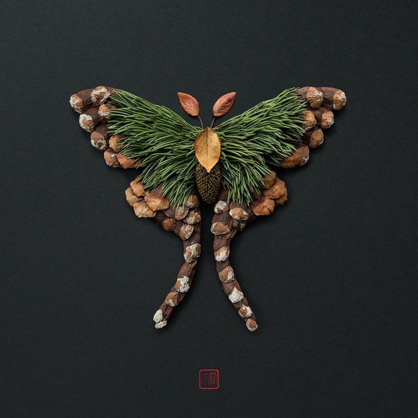 Портрети од животни направени со цветни аранжмани