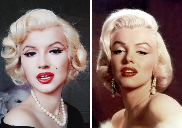 Мејкап артистка којашто може да се трансформира во која било личност