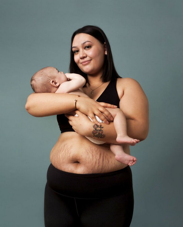 Кампања што го слави телото на жената после бременост со цел да им стави крај на нереалните очекувања на новите мајки