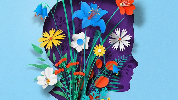 Илустрации и гифови од хартија што ги визуелизираат умот и телото