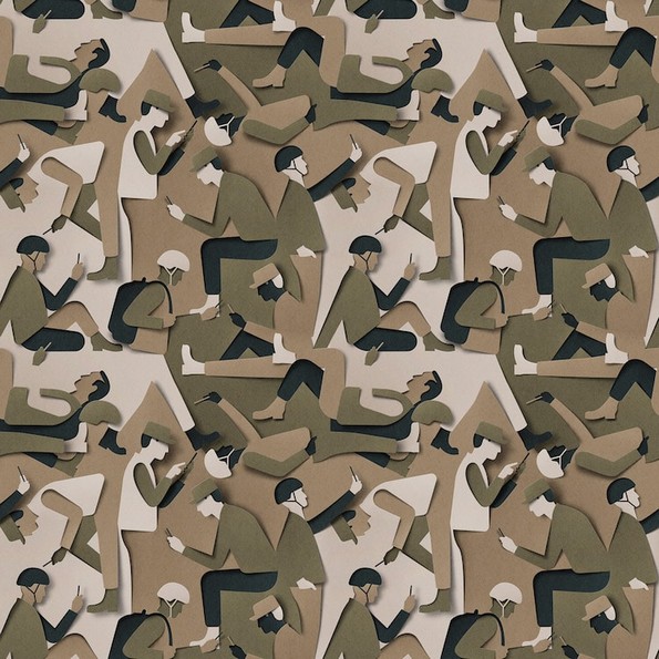 Илустрации и гифови од хартија што ги визуелизираат умот и телото