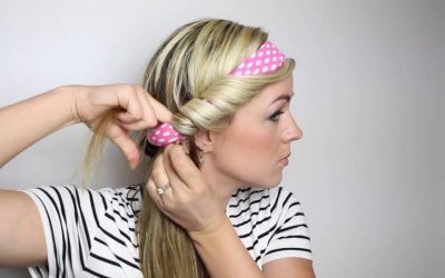 Направете сами: Совршени локни со лента за коса