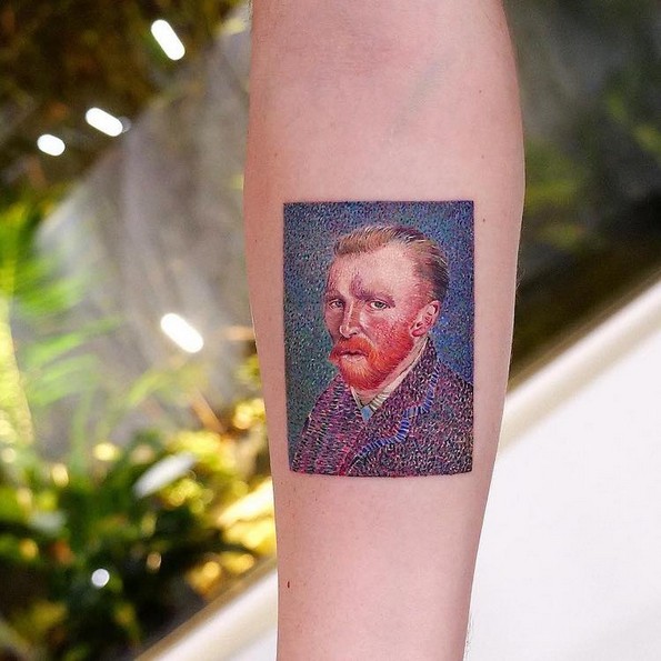 Тату артистка ги рекреира познатите уметнички ремек-дела во форма на тетоважи