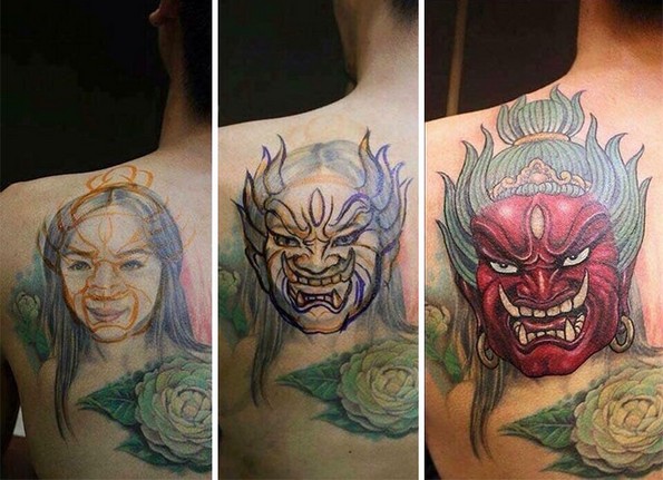 Прекриени тетоважи од бивши партнери