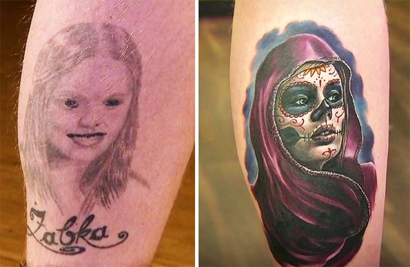 Прекриени тетоважи од бивши партнери