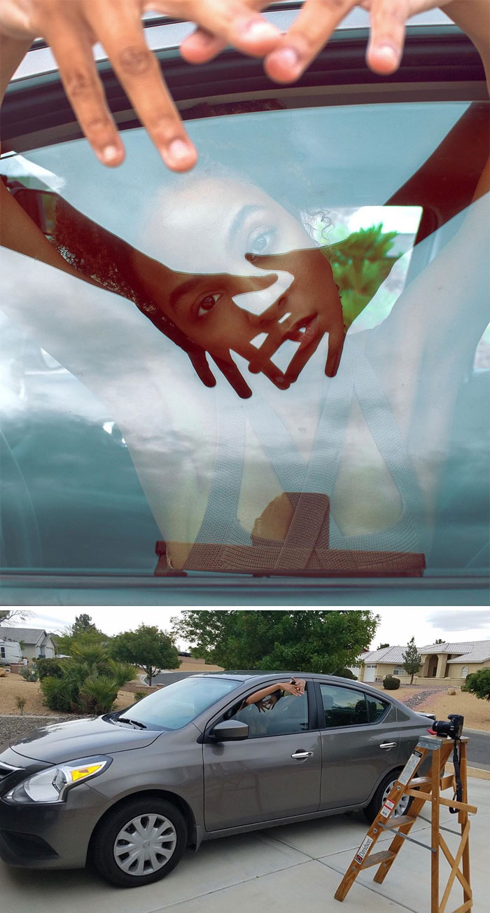 Девојка покажува како изгледаат нејзините фото сетови кои г