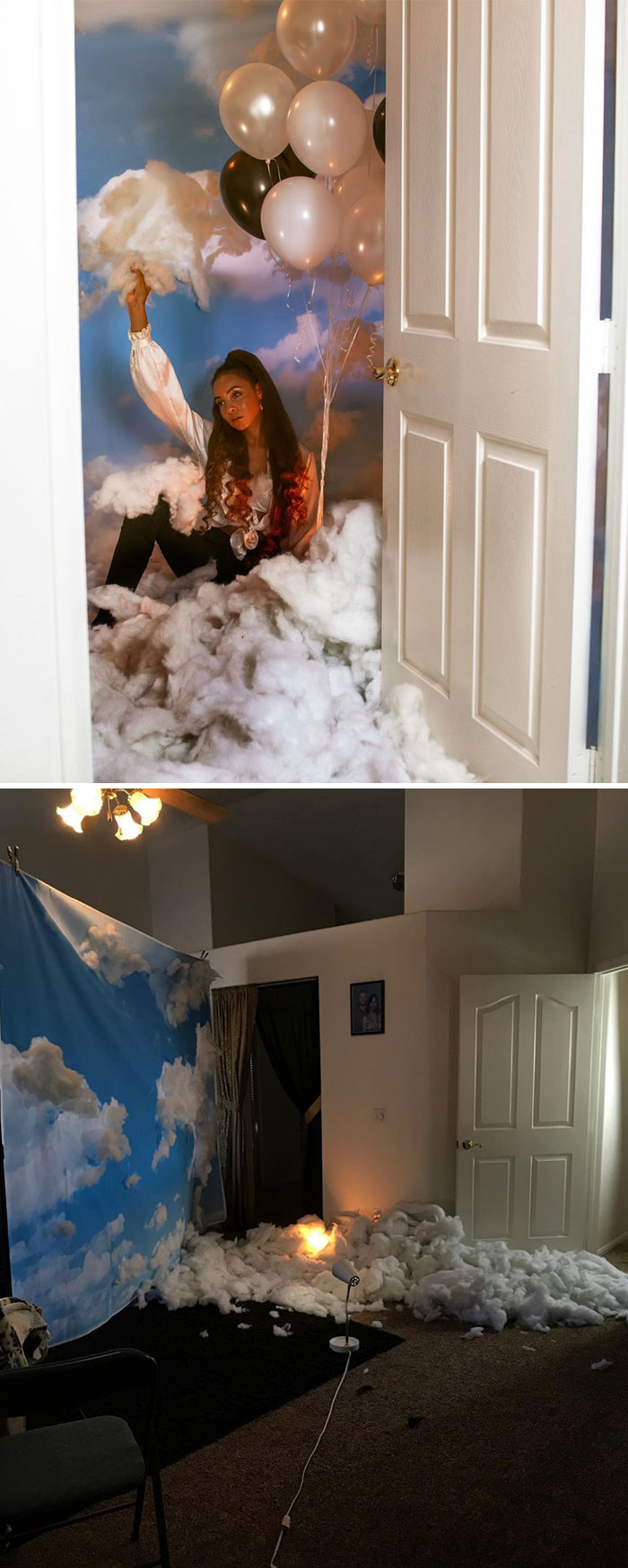 Девојка покажува како изгледаат нејзините фото сетови кои г