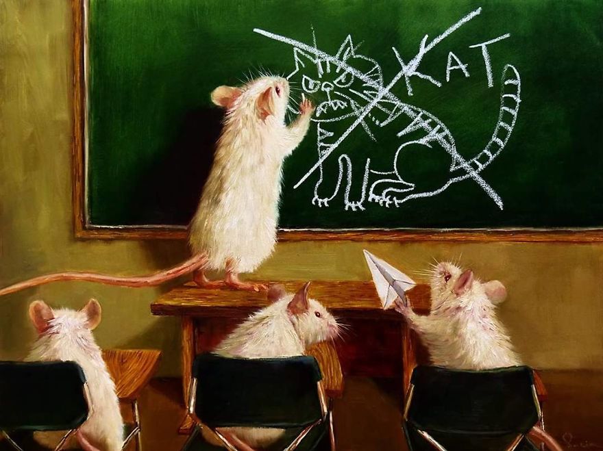 30 интересни илустрации што го прикажуваат секојдневниот живот на глувците 