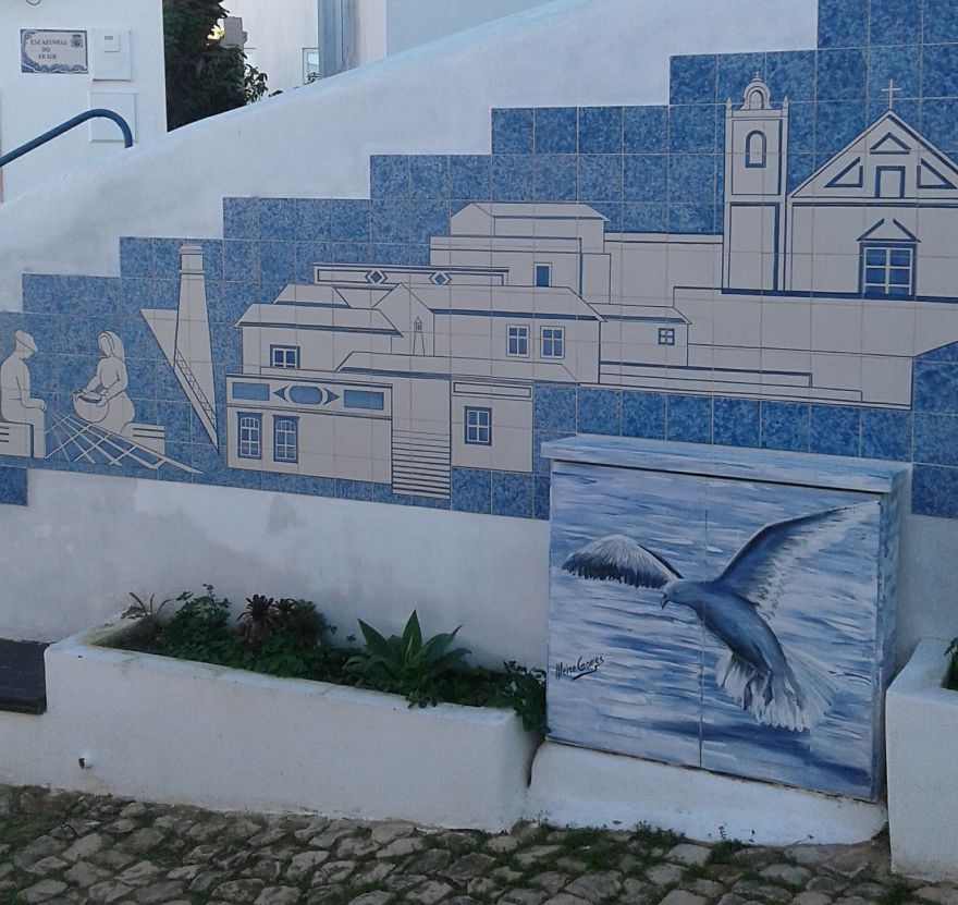 Уличната уметност во Ферагудо, Алгарве, Португалија