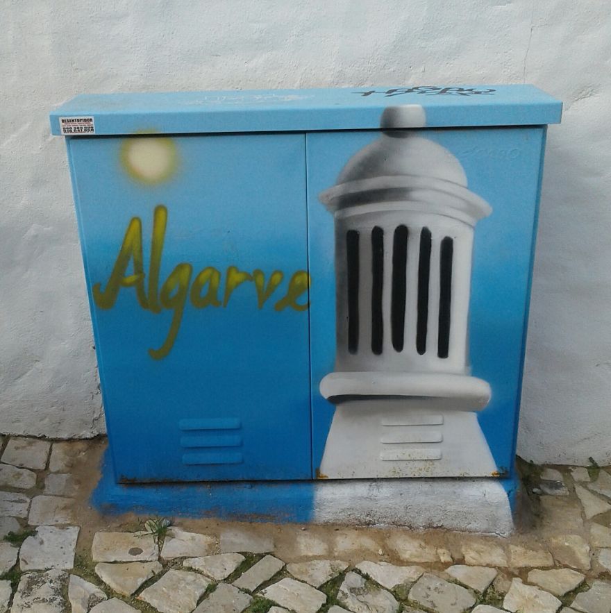 Уличната уметност во Ферагудо, Алгарве, Португалија