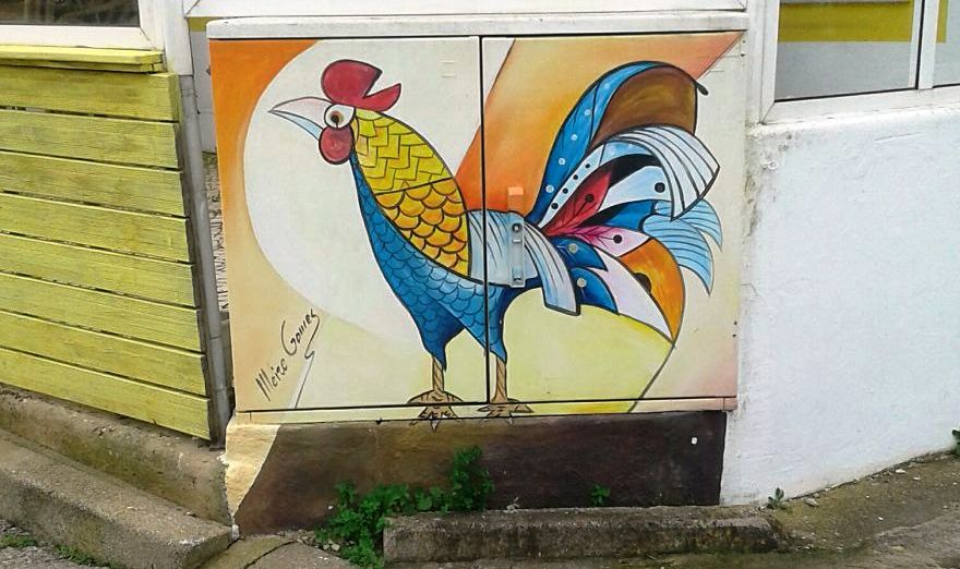 Уличната уметност во Ферагудо, Алгарве, Португалија