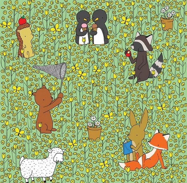 Загатка: Пронајдете ја пчелата меѓу цвеќињата