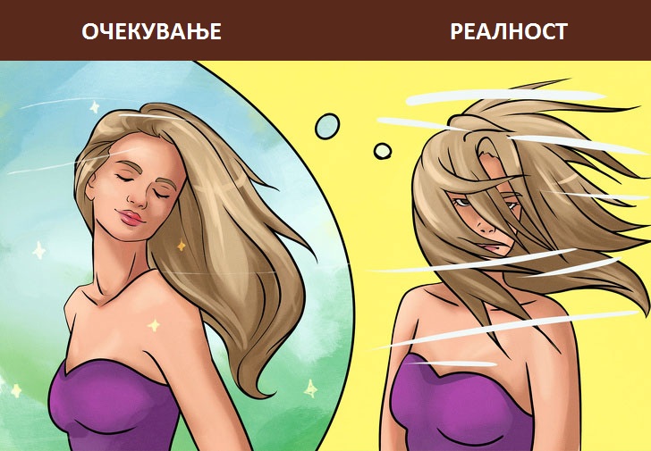 15 илустрации во кои ќе се пронајдат девојките што имаат проблеми со фризурата