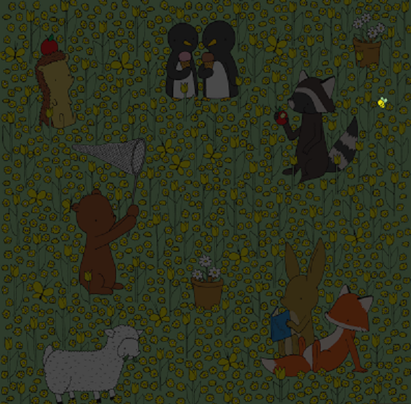 Загатка: Пронајдете ја пчелата меѓу цвеќињата