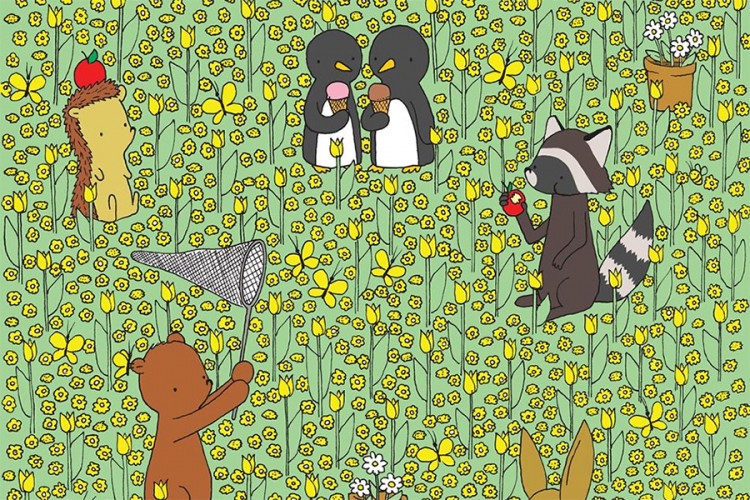 Загатка: Пронајдете ја пчелата меѓу цвеќињата