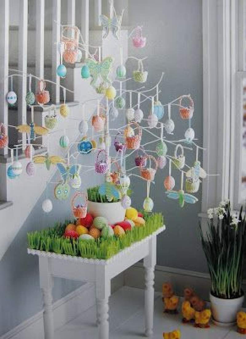 Направете си сами велигденско дрво на среќата: Едноставна декорација која носи радост во вашиот дом! 