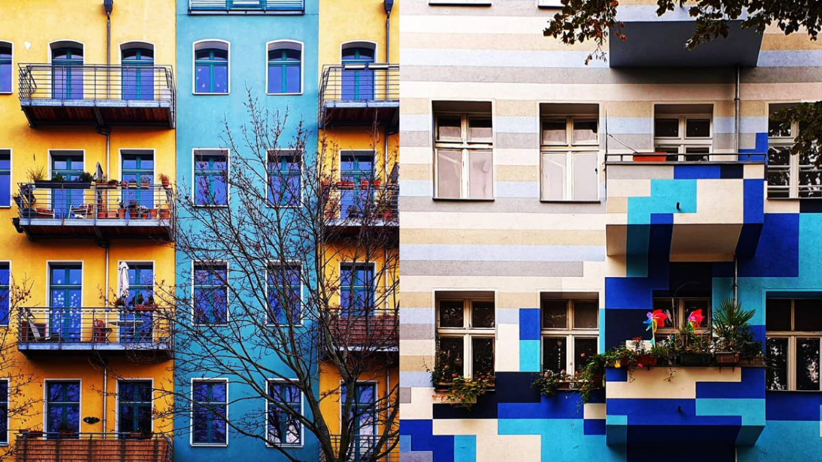 Прекрасни фотографии од шарените згради на градот Берлин