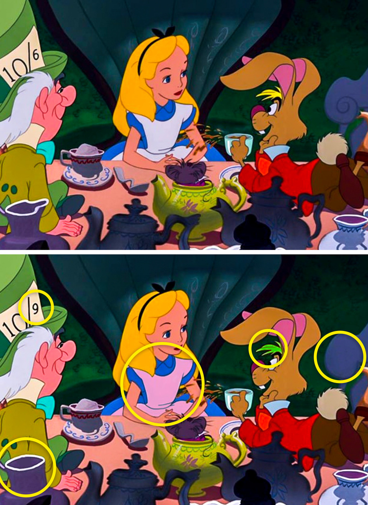 Загатки што ќе ве вратат во детството: Пронајдете ги 5-те разлики во сцените од филмовите на Дизни