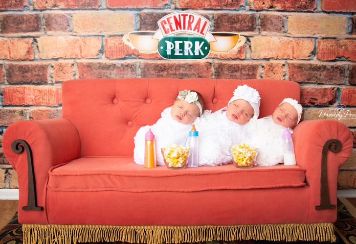 Фотографии од бебиња облечени како ликовите од серијата „Пријатели“ ќе ги воодушеват сите обожаватели