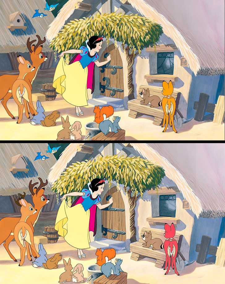 Загатки што ќе ве вратат во детството: Пронајдете ги 5-те разлики во сцените од филмовите на Дизни