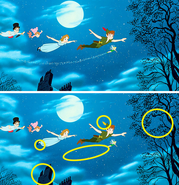 Загатки што ќе ве вратат во детството: Пронајдете ги 5-те разлики во сцените од филмовите на Дизни