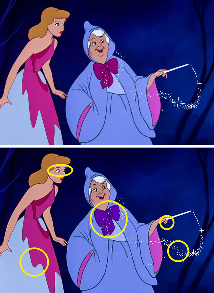 Загатки што ќе ве вратат во детството: Пронајдете ги 5-те разлики во сцените од филмовите на Дизни