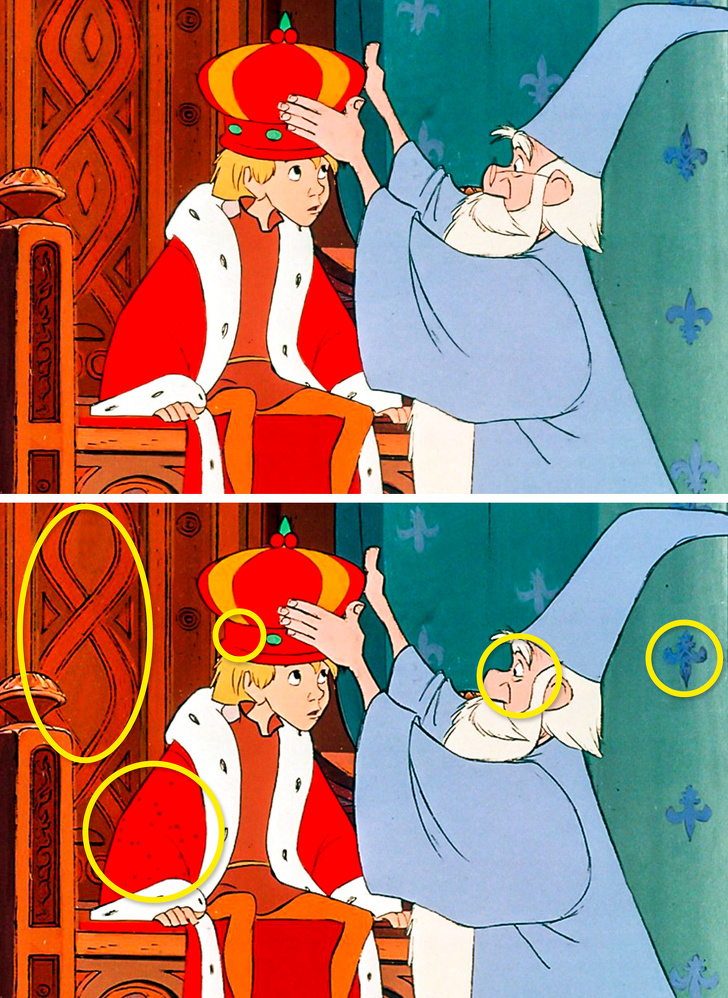 Загатки што ќе ве вратат во детството: Пронајдете ги 5-те разлики во сцените од филмовите на Дизни