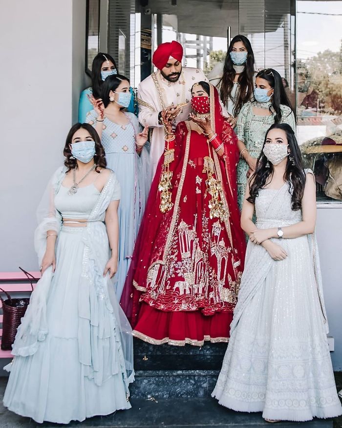 Фотографии од свадби за време на карантин