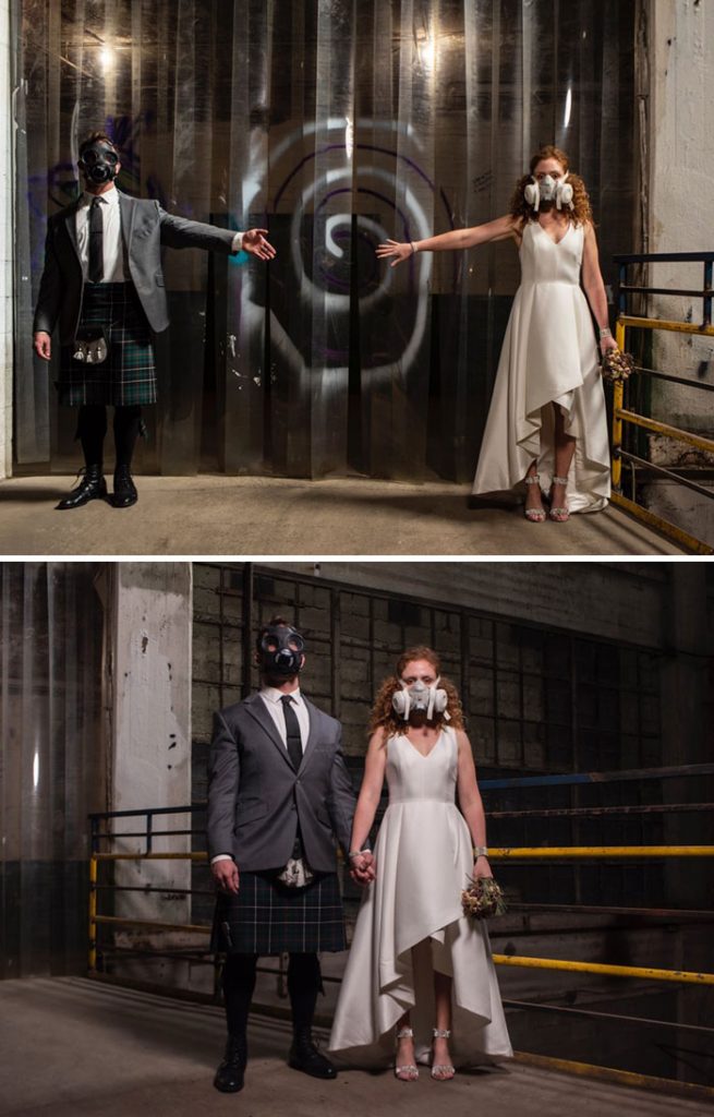 Фотографии од свадби за време на карантин