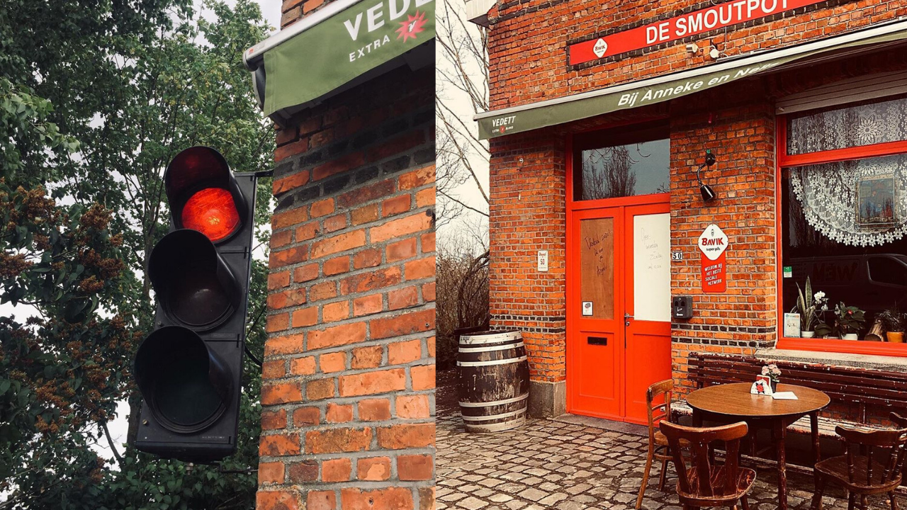 Кафич во Белгија со семафор за гостите
