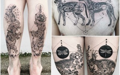 Тетоважи кои ја прикажуваат мистериозната страна на природата