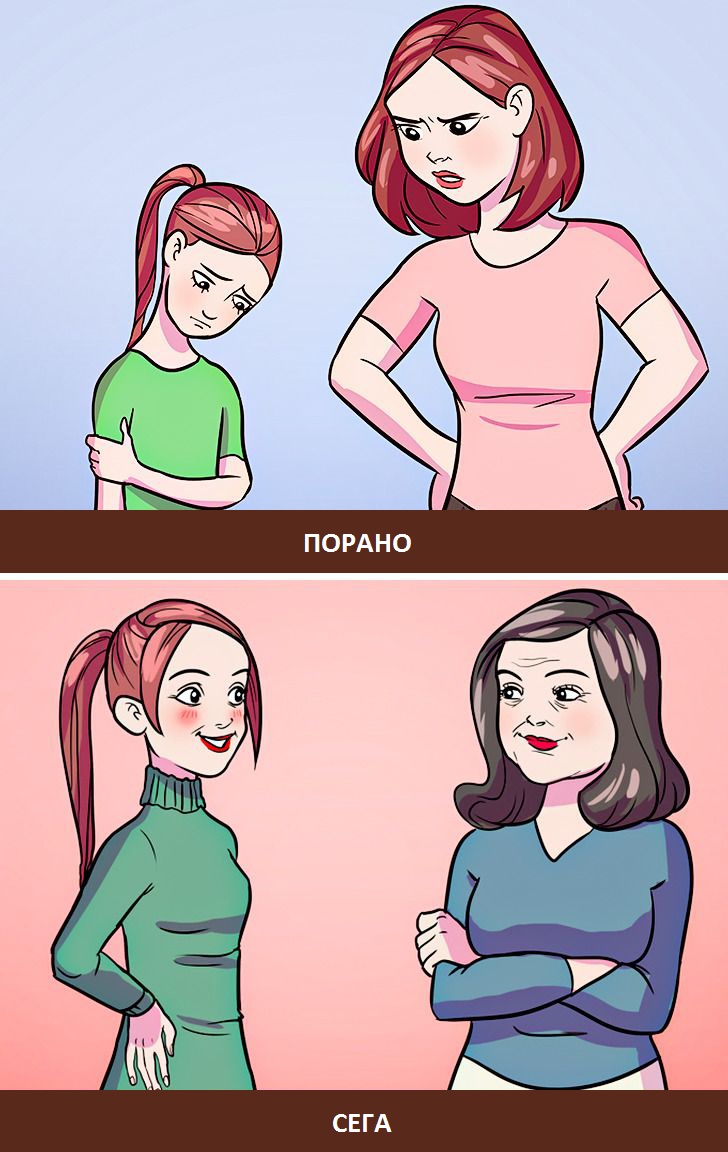 Како се менува односот со вашата мајка со текот на времето?